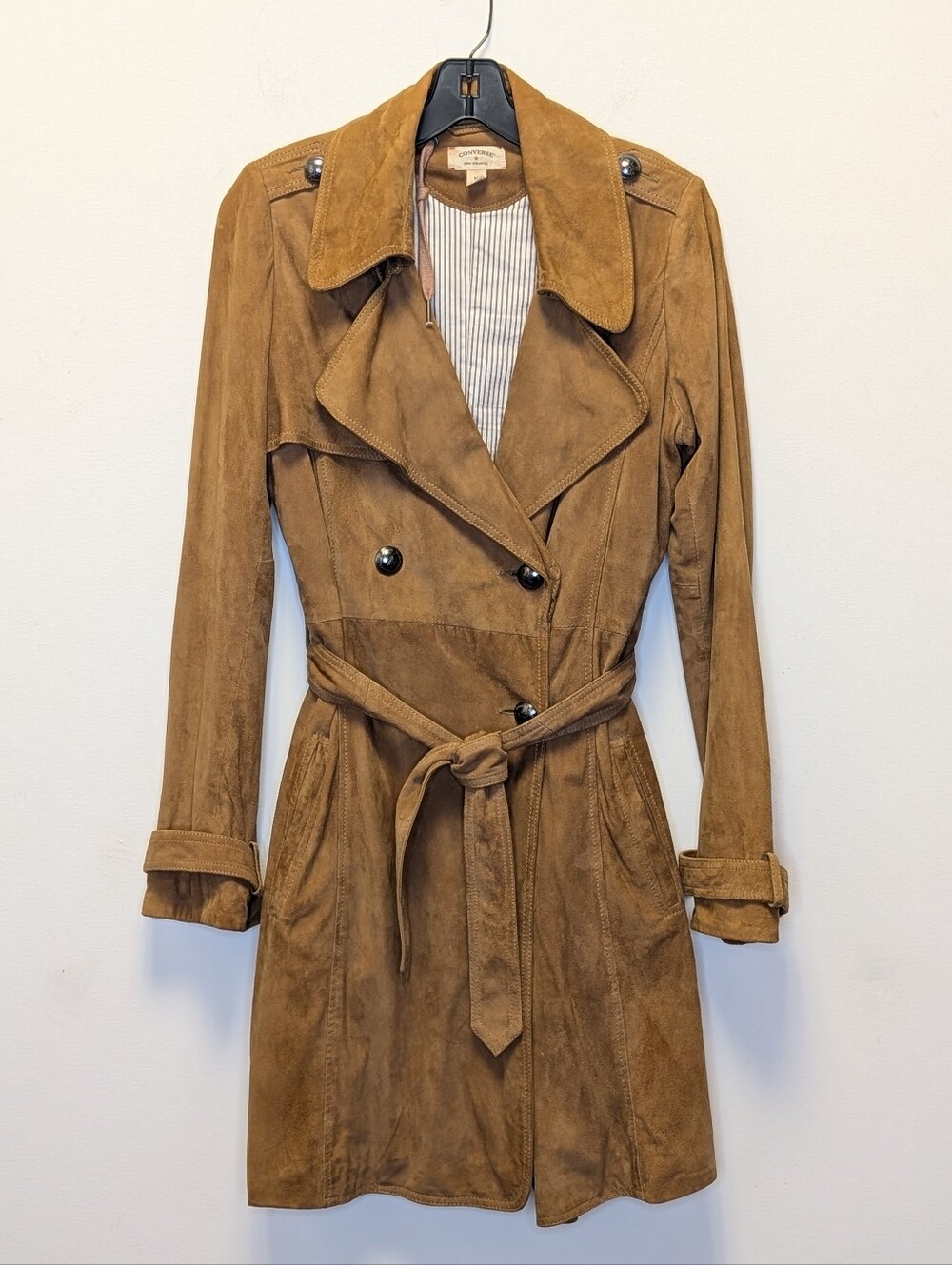 Converse x John Varvatos Suede Leather Over Coat Quiet Luxury M